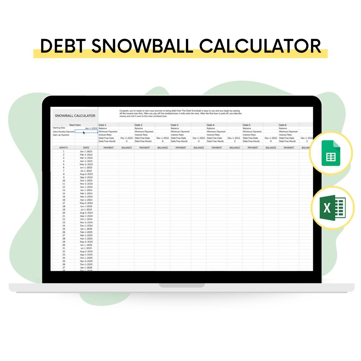 Debt Snowball Calculator