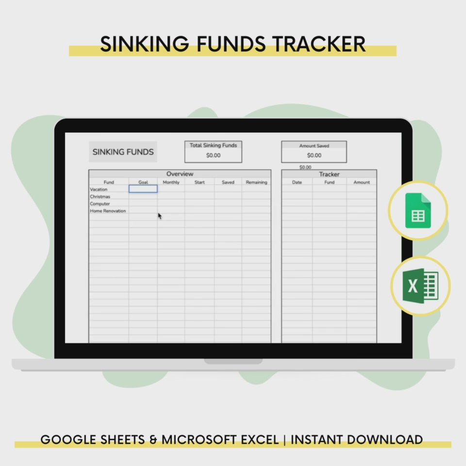 Sinking Funds Tracker